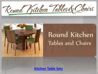 Kitchen Table Sets