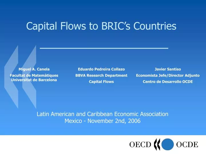 capital flows to bric s countries