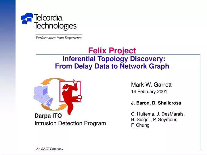 felix project inferential topology discovery from delay data to network graph