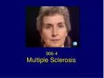 Multiple Sclerosis - slide 1