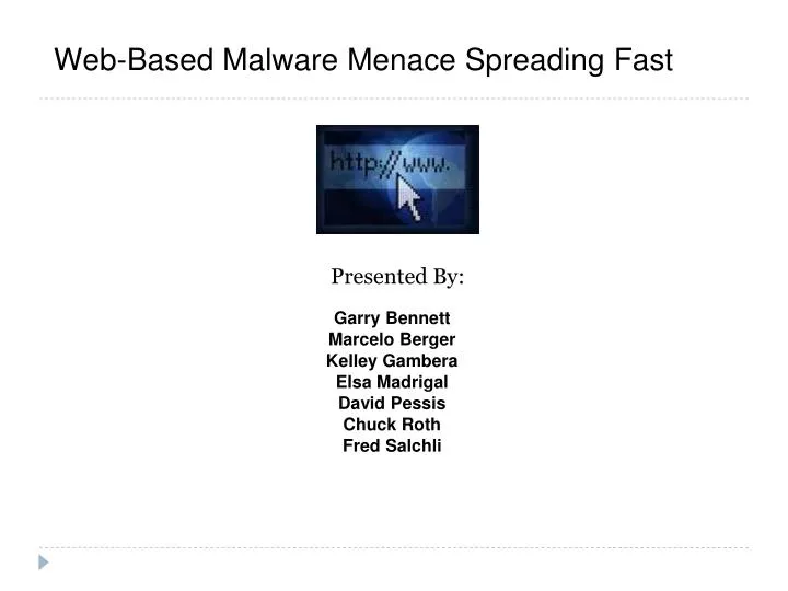 web based malware menace spreading fast
