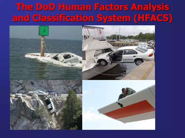the dod human factors analysis and classification system hfacs