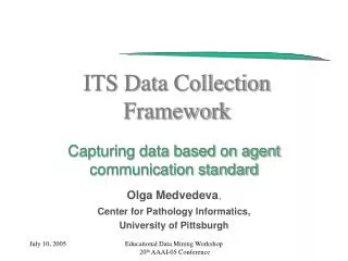 ITS Data Collection Framework