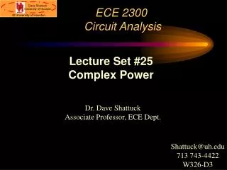 ece 2300 circuit analysis