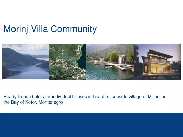 morinj villa community