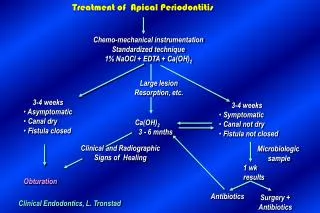 Treatment of Apical Periodontitis