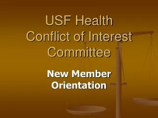 USF Health Conflict of Interest Committee