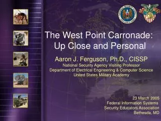 The West Point Carronade: Up Close and Personal