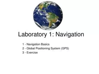 Laboratory 1: Navigation