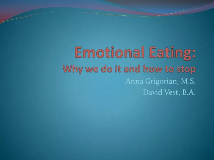 emotional eating why we do it and how to stop