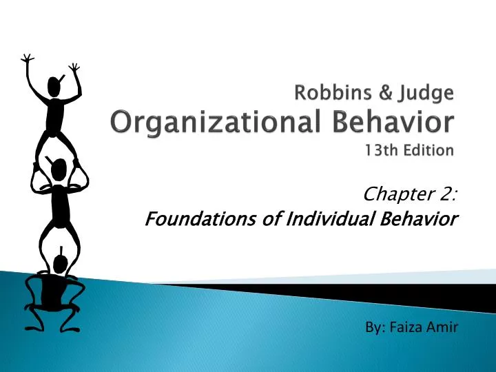 robbins judge organizational behavior 13th edition