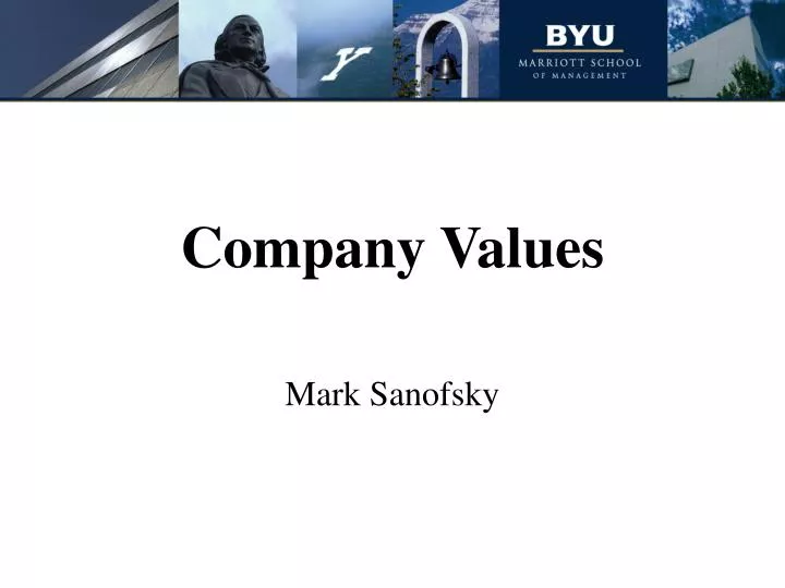 company values
