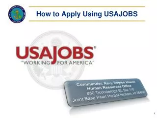 How to Apply Using USAJOBS