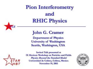 Pion Interferometry and RHIC Physics