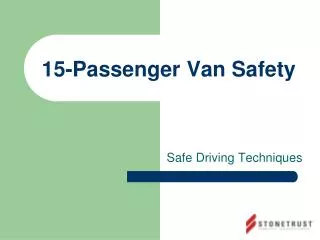 15-Passenger Van Safety