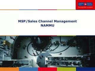 MSP/Sales Channel Management NAMMU