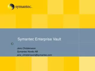 Symantec Enterprise Vault