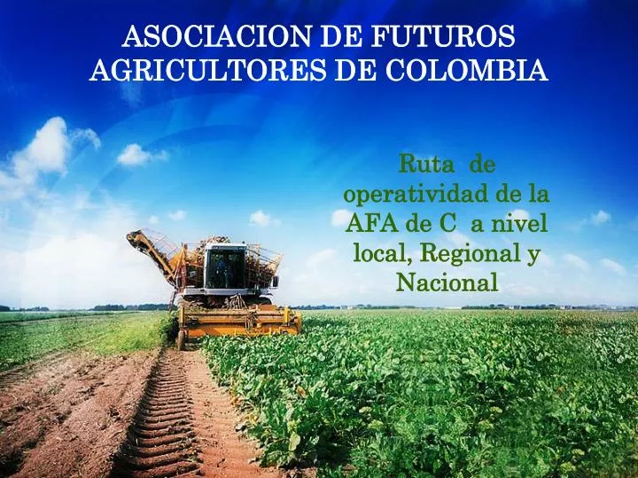 asociacion de futuros agricultores de colombia