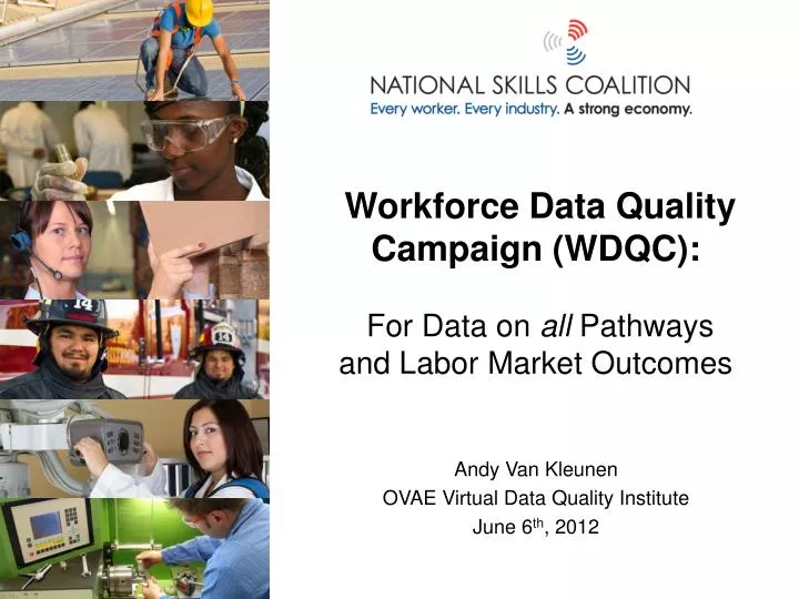 workforce data quality campaign wdqc for data on all pathways and labor market outcomes