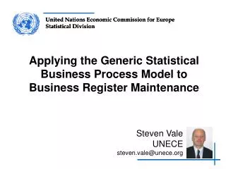 Applying the Generic Statistical Business Process Model to Business Register Maintenance
