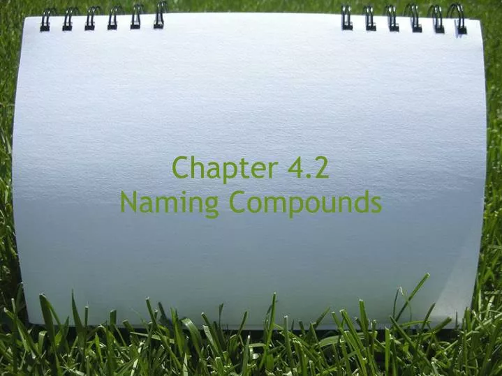 chapter 4 2 naming compounds