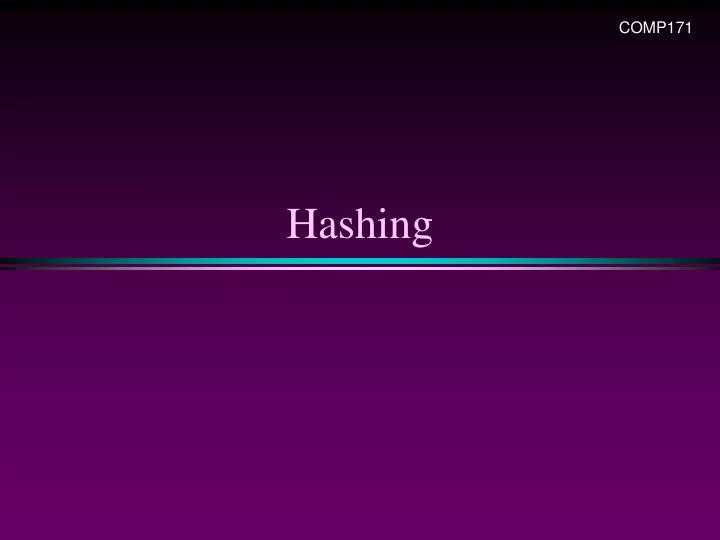 hashing