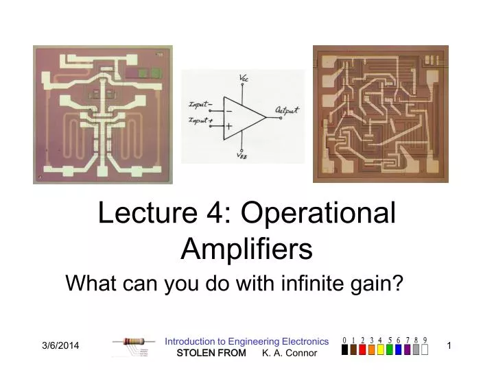lecture 4 operational amplifiers