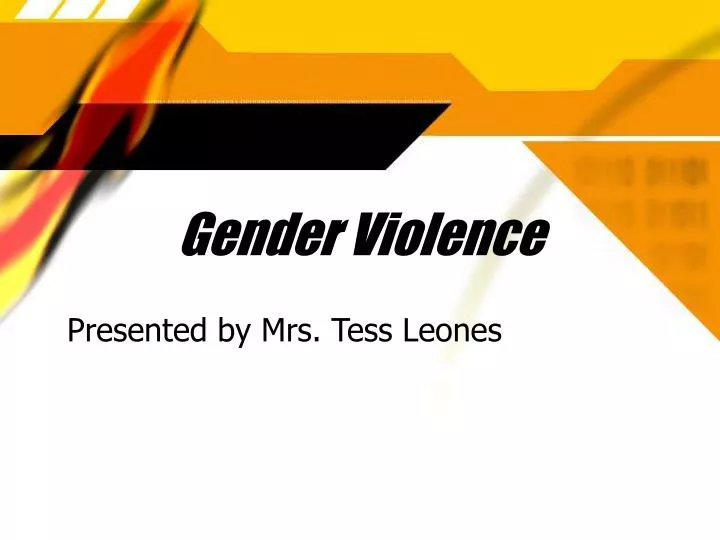 gender violence