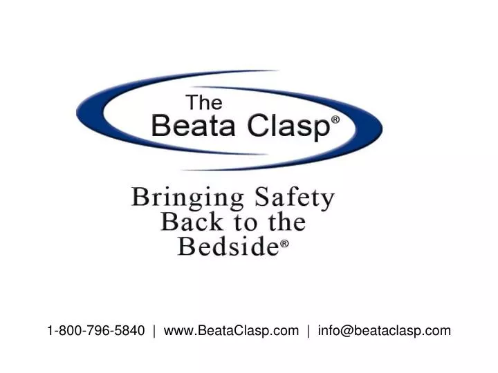 1 800 796 5840 www beataclasp com info@beataclasp com