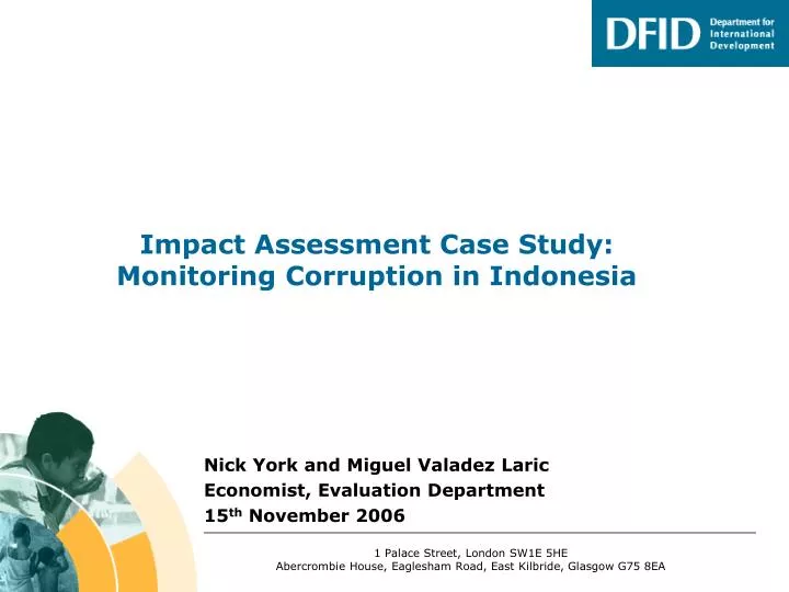 impact assessment case study monitoring corruption in indonesia