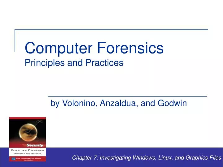 computer forensics principles and practices