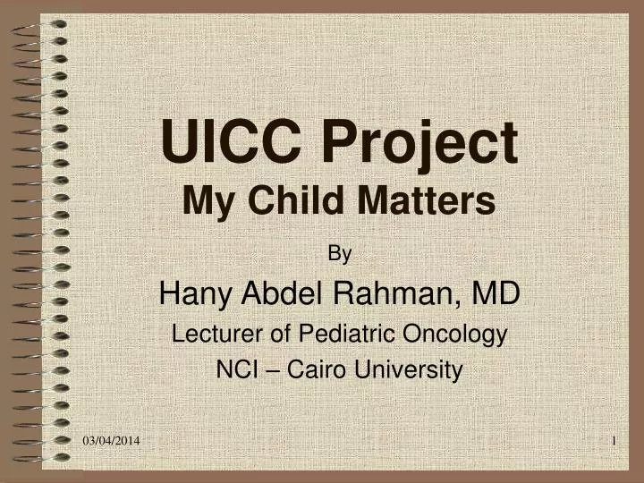 uicc project my child matters