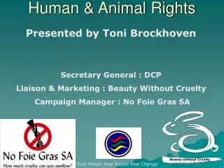 Human &amp; Animal Rights