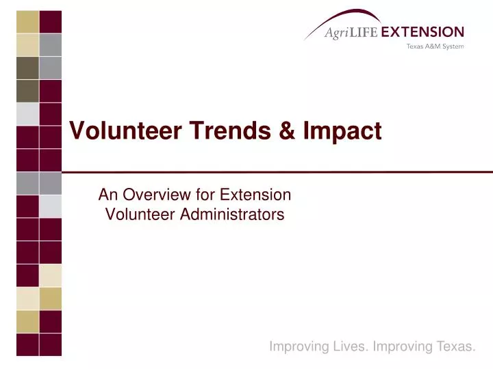 volunteer trends impact