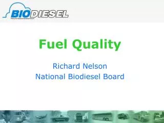 Fuel Quality