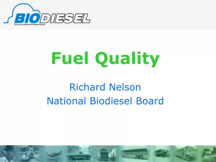 fuel quality