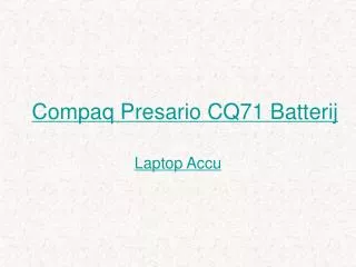 Batterij CQ71,accu CQ71,Adapter CQ71
