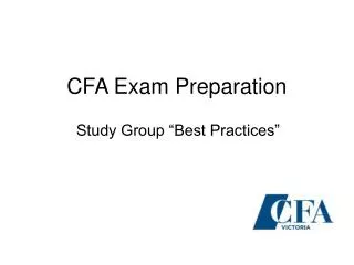 CFA Exam Preparation