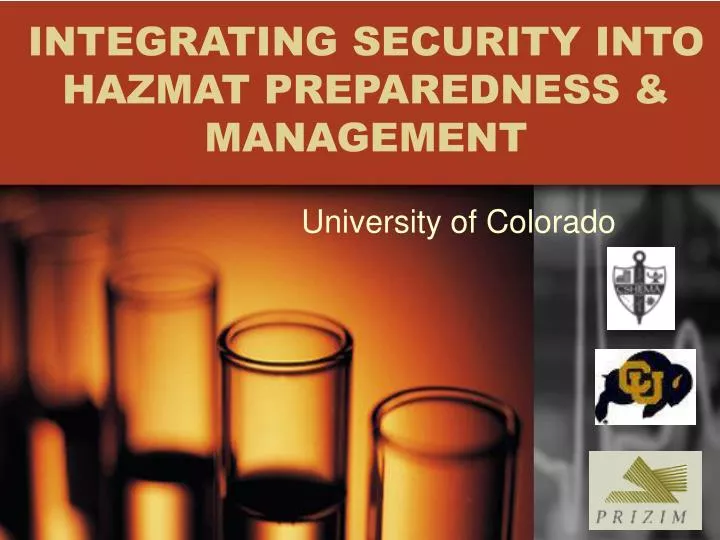 integrating security into hazmat preparedness management