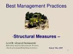 Best Management Practices - slide 1