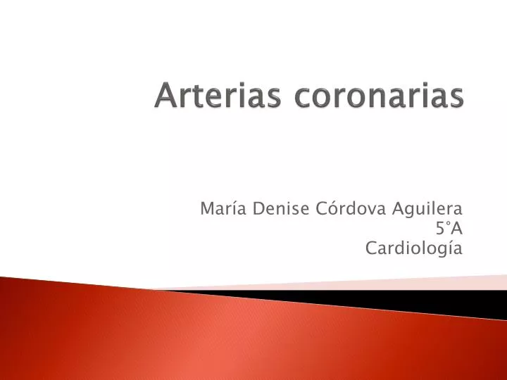 arterias coronarias