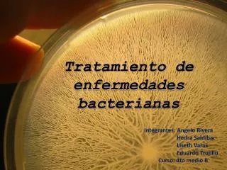 Tratamiento de enfermedades bacterianas