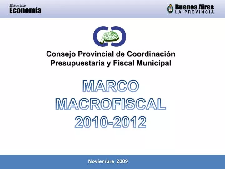 marco macrofiscal 2010 2012