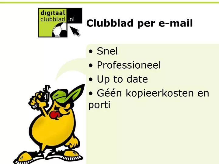 clubblad per e mail