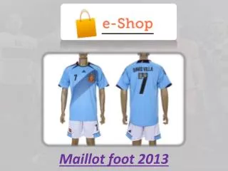 Maillot foot 2013
