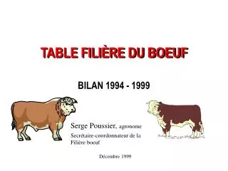 table fili re du boeuf