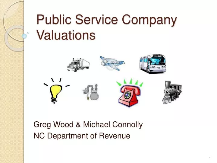 public service company valuations