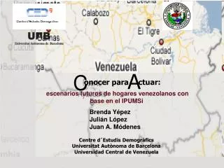 escenarios futuros de hogares venezolanos con base en el IPUMSi