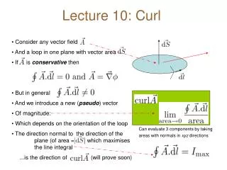 Lecture 10: Curl