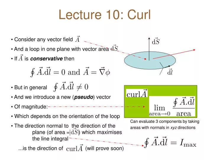 lecture 10 curl